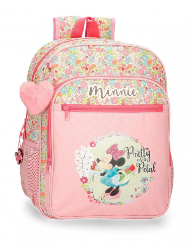 MOCHILA 38CM. MINNIE FLORALS